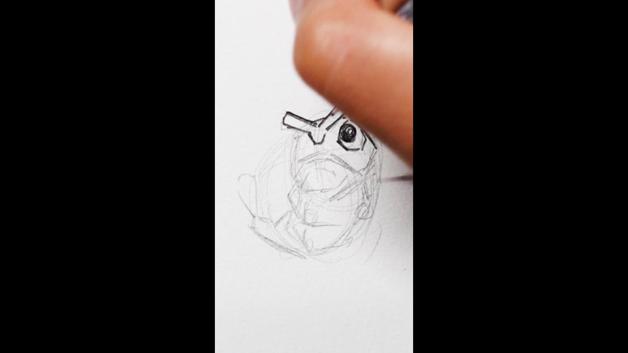 【ポケモン】　キャタピーを描いてみた