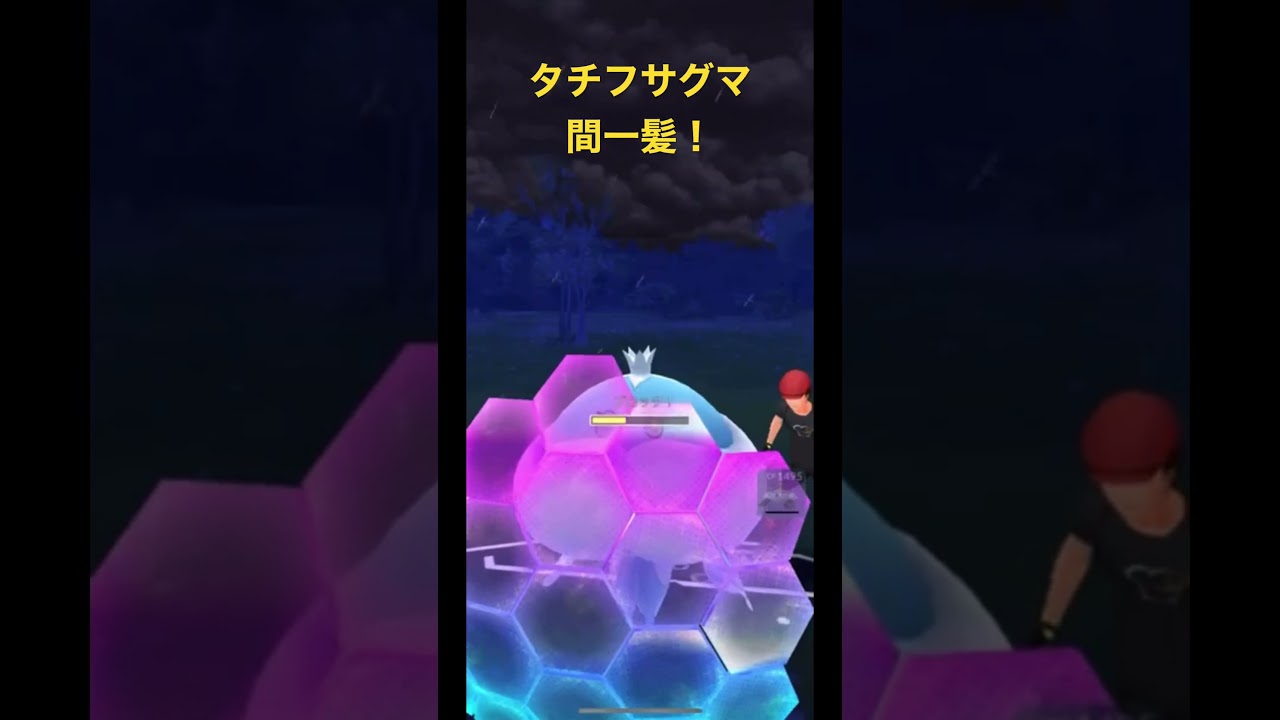 タチフサグマ間一髪！