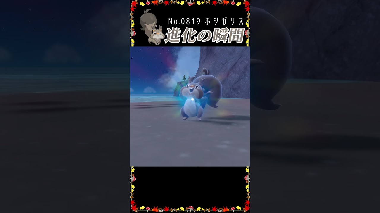 【バイオレット】ホシガリス 進化の瞬間 #shorts