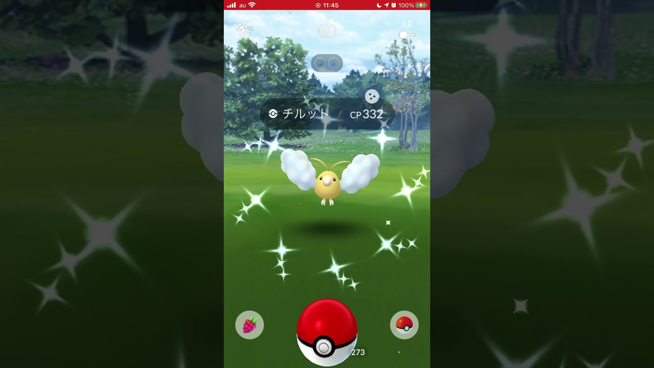 ［ポケモンGO］2021/5/15 コミュニティデイ 色違い発見→進化「チルット→チルタリス」