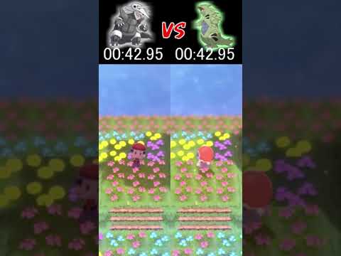 バンギラス VS ボスゴドラ 速いのはどっち？【ポケモンBDSP】#shorts