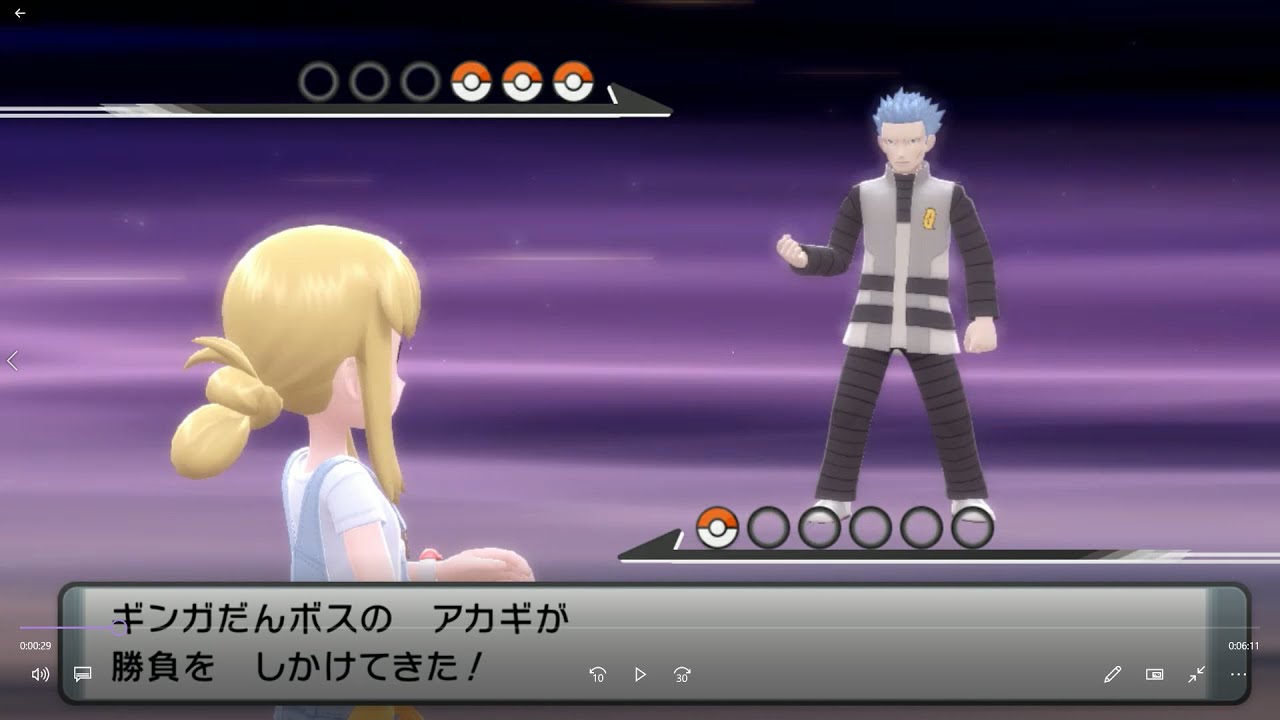 ポケモンダイパ アカギ戦(1回目) コロボーシ単騎