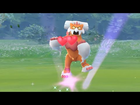 ポケモンgo ランドロス(れいじゅうフォルム)ゲットチャレンジ　レイドバトル戦も