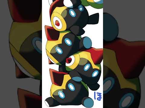 【イラストメイキング】🔵タイレーツを描いてみた！【おさきまっくら/ゲーム実況/ポケモン剣盾】#shorts