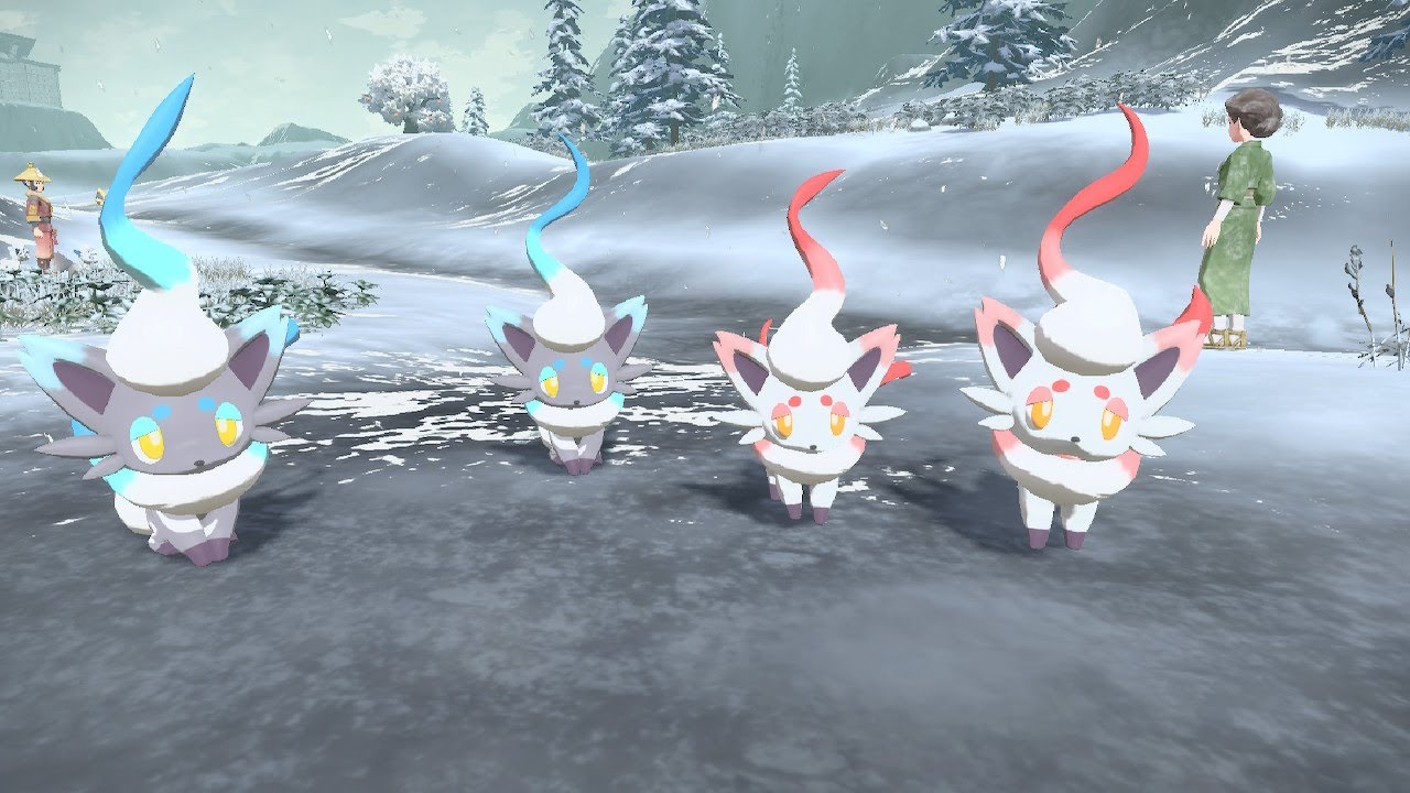 【Pokémon LEGENDSアルセウス】チュリネの色探しと図鑑タスク埋め