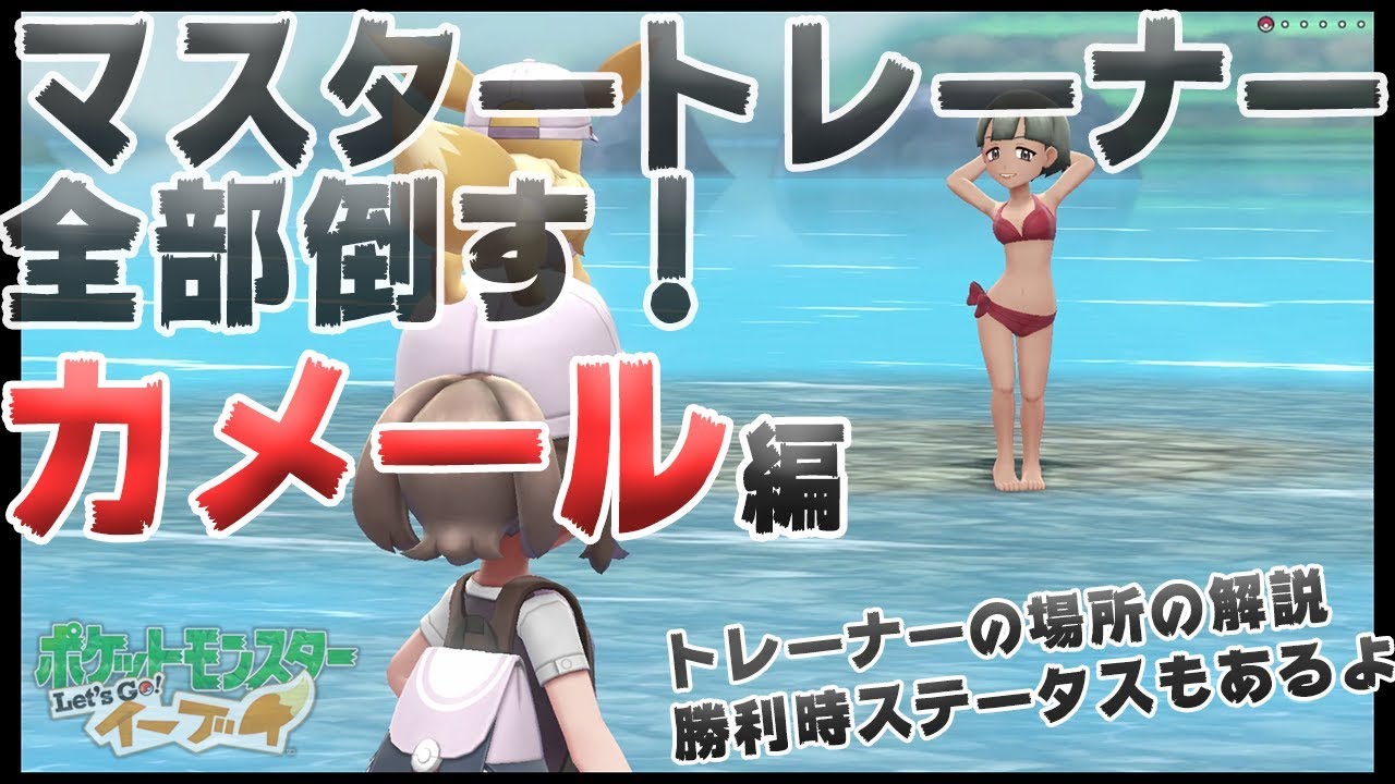 【アメ投入で頑張る-マスタートレーナー全制覇】カメール編