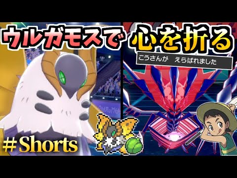 【虫統一パ】伝説のムゲンダイナを降参させる神の虫ポケモン。"あの技"でそのまま勝っちゃった虫統一パ【ポケモン剣盾】【ウルガモス】 #Shorts