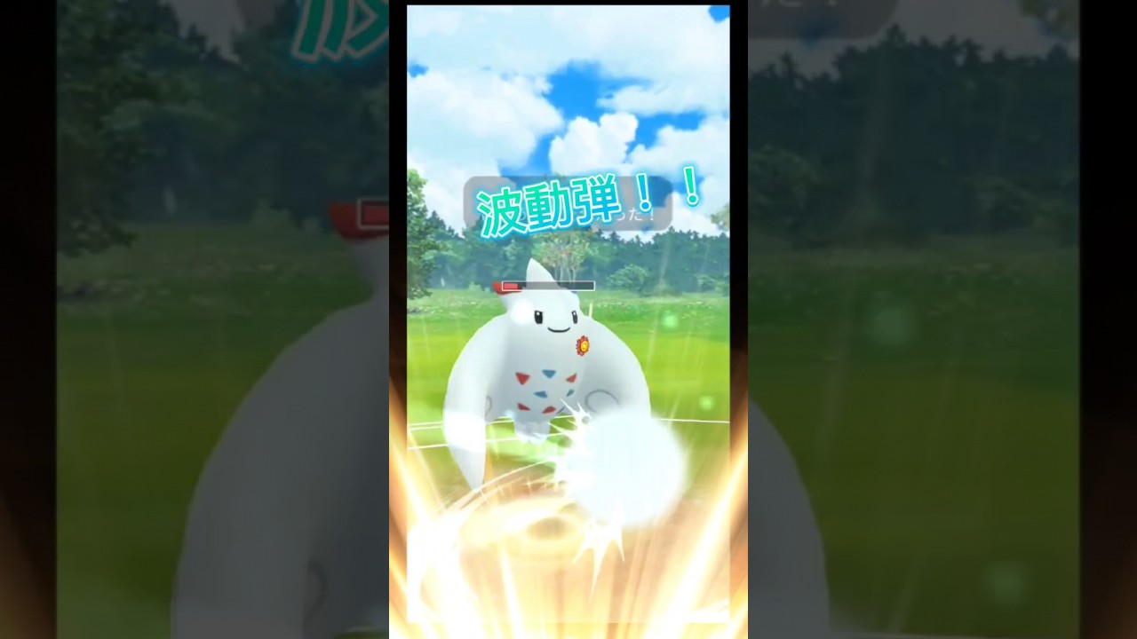 【波動炎炸裂！！】マーサーと波動の天使トゲキッス！ #ポケモンgo #gbl #トゲキッス#コミュニティデイ#shorts