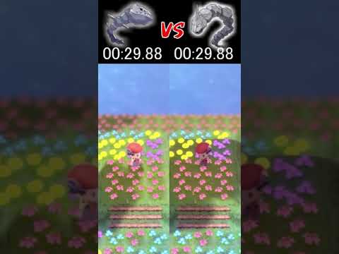 イワーク VS ハガネール 速いのはどっち？【ポケモンBDSP】#shorts