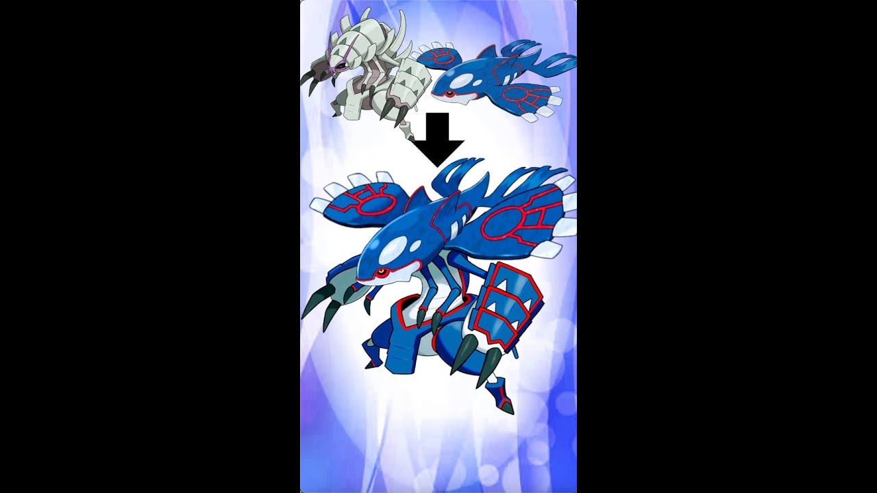 グソクムシャとカイオーガを合成して武装したポケモン作った