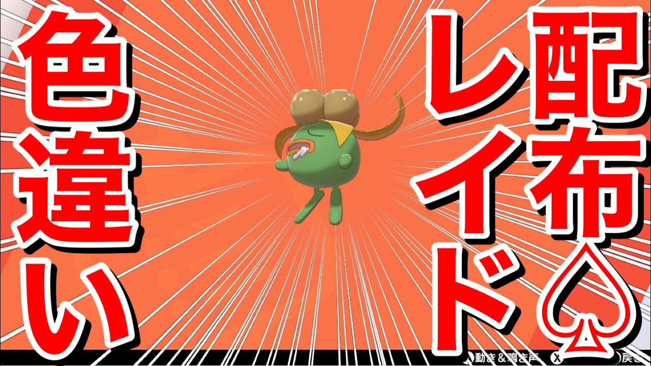 🔴【初見歓迎】（順番制）クサイハナ⭐︎型ACS抜け_3V通常特性、ゆうかん、色違いレイド配布【ポケモン剣盾】