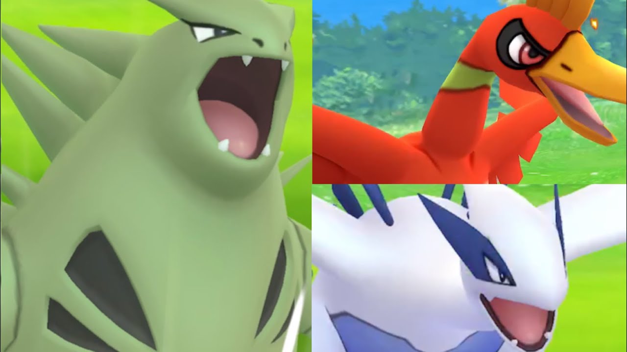 【ポケモンGO】ジョウト最強トリオ！？凶悪バンギラスと最強エアロブラストルギア＆ホウオウがマスターリーグで大暴れ・・！【Lugia・Ho-oh・GOバトルリーグ・バンギラス・金銀】