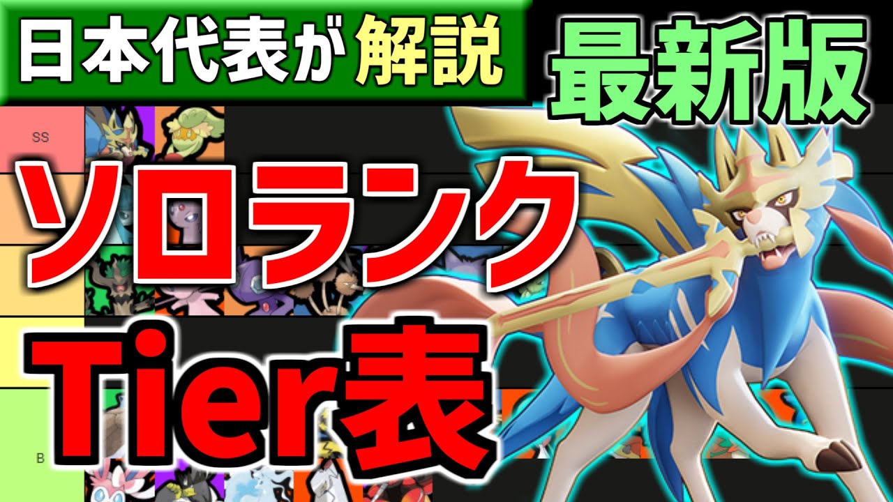 【Tier表】過去最悪の環境です。ザシアン+キュワワーが最強。ブイズの評価↑↑【ポケモンユナイト】