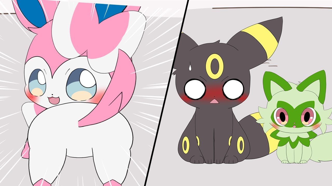 【ポケモンアニメ】ニンフィアはしっぽを振った！ニャオハとブラッキーへの効果は・・・！？