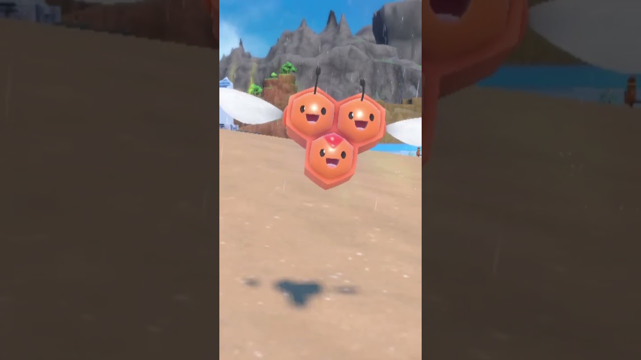 【ポケモンSV】色違いミツハニーからビークインへの進化🍯
