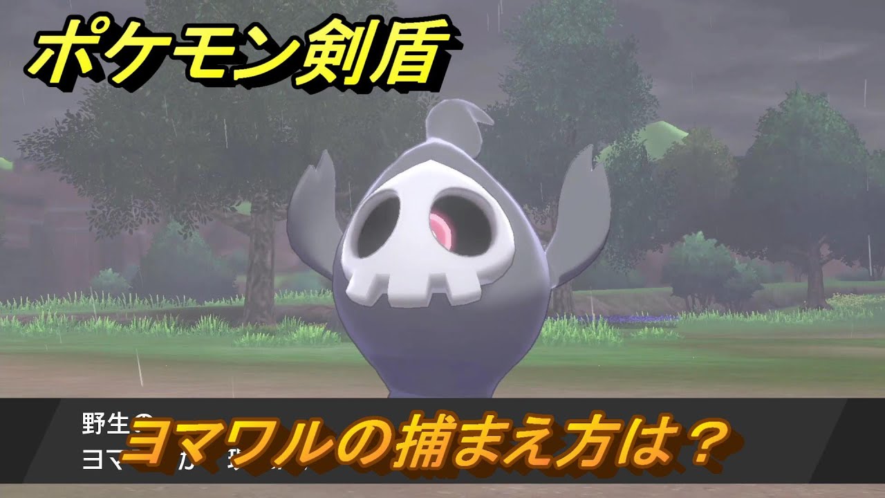 ポケモン剣盾　ヨマワルの出現場所は？オススメの場所は？天気は？ポケモン図鑑コンプへの道！　最新版【ポケモンソード・シールド】