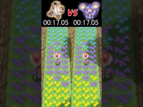 オコリザル VS エテボース 速いのはどっち？【ポケモンBDSP】#shorts