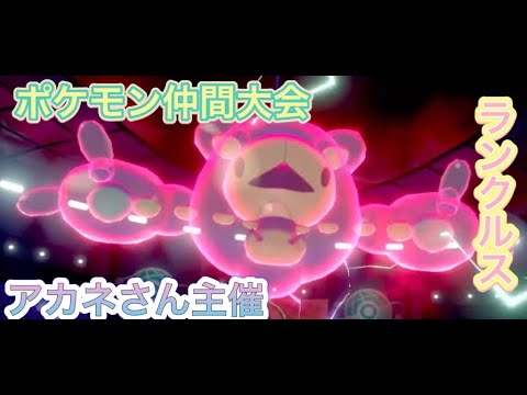 〖ポケモン剣盾〗ランクルスをPTに入れる仲間大会に参加します #アカネ杯