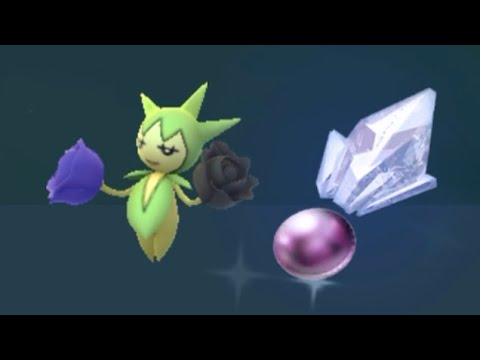 【ポケモンGO】ロゼリアの色違い手に入れたんで進化させてみた！　#shorts
