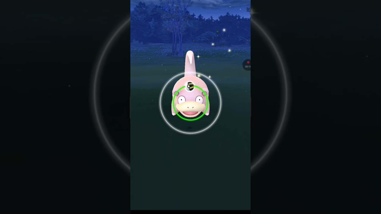【ポケモンGO】野生の色違いヤドンが現れた!#ポケモンgo #色違い #shorts