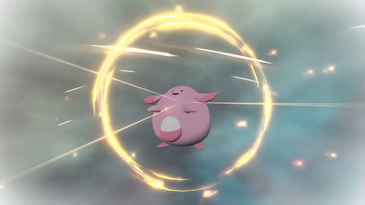 ポケモンレジェンズアルセウス進化シーン ピンプク ラッキー ハピナス 086～088