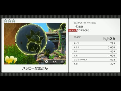 【Newポケモンスナップ】★3ワタシラガ5535