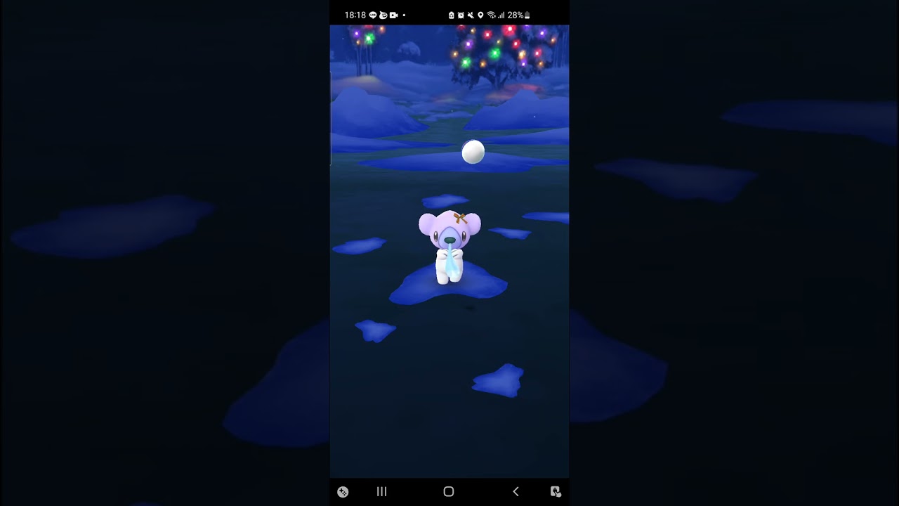 [ポケモンGO]クマシュンの色違い捕獲！