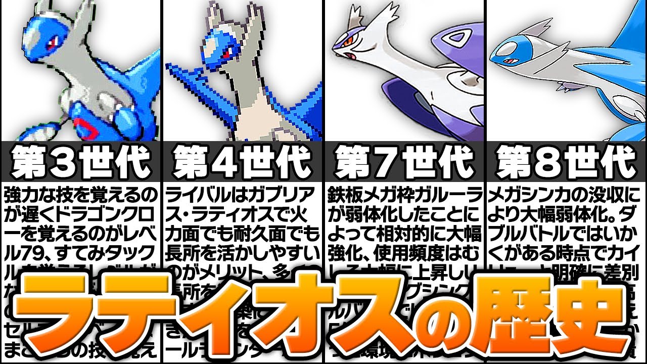 【ポケモン】心優しき兄「ラティオス」の歴史に涙が止まらない...