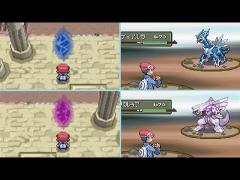 【懐かしの】ポケモンプラチナ 殿堂入り後 ディアルガ＆パルキア捕獲 イベント