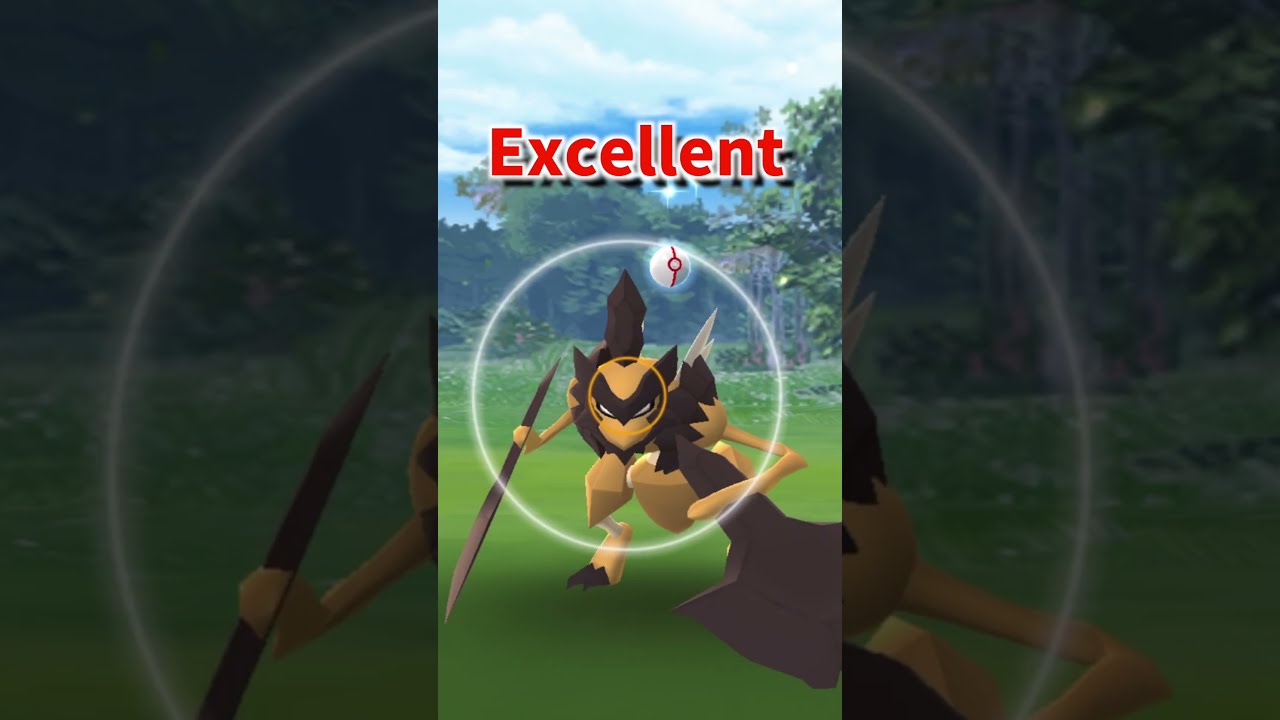 【速報】バサギリのレイドデイ完全攻略！！対策ポケモン&レイド後のExcellentの投げ方まとめ【ポケモンGO】#Shorts