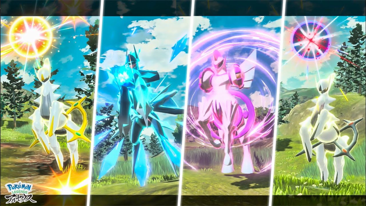 【ポケモンアルセウス】全伝説ポケモン 技エフェクト集【Pokémon LEGENDS アルセウス】専用技まとめ