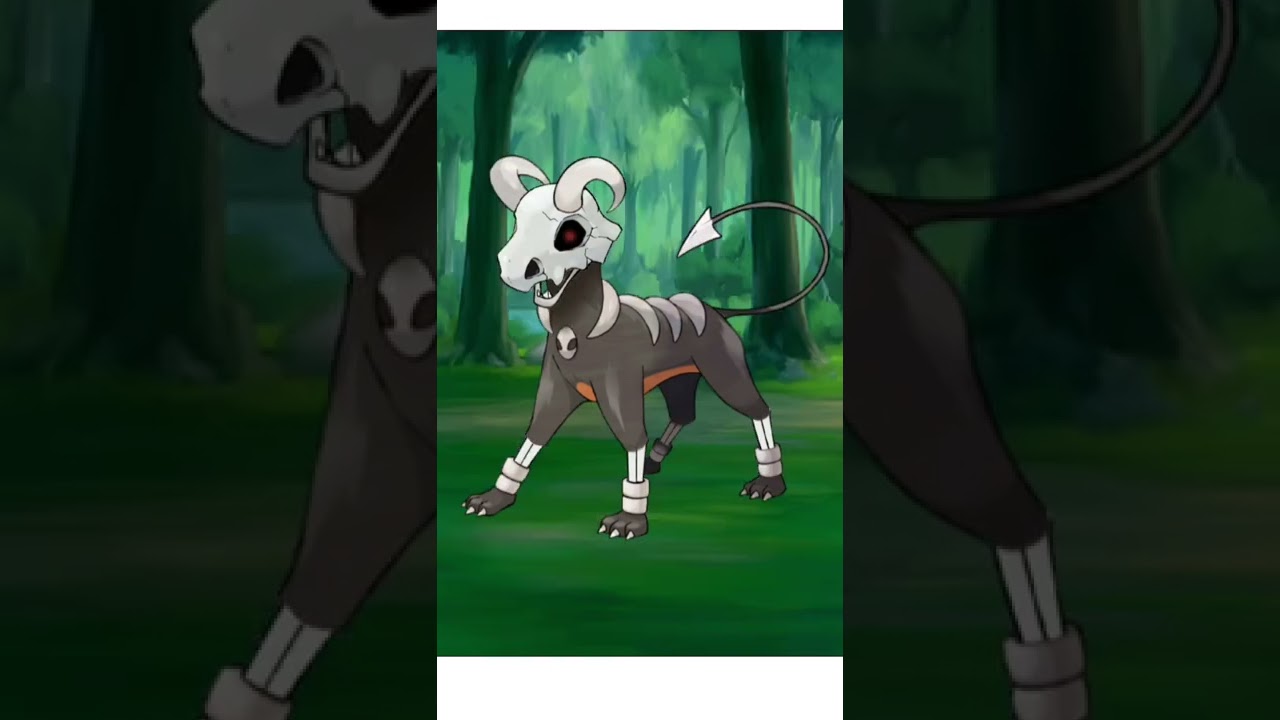 ポケモンのパーツで作った別もん【カラカラ＋ヘルガー】