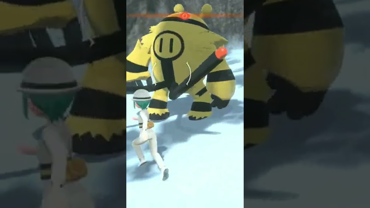 オヤブンポケモン３０秒捕獲チャレンジ　エレキブル【Pokémon LEGENDS アルセウス】#Shorts