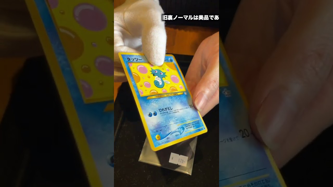 【ポケカ旧裏入荷情報】タッツー　ノーマル#shorts #ポケカ #ポケモン #clove