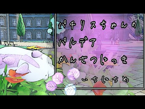 【ポケモンSV】パチリスちゃんのパルデアかんさつにっき【いちにちめ】