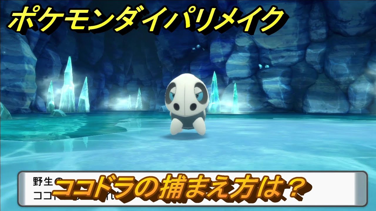 ポケモンダイパリメイク　ココドラの捕まえ方は？出現場所は？　最新版【ブリリアントダイヤモンド・シャイニングパール】