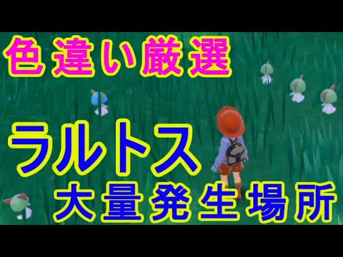ラルトス大量発生いない夜から昼に変更ポケモンSV色違い入手方法そうぐうパワーエスパーレベル2実況