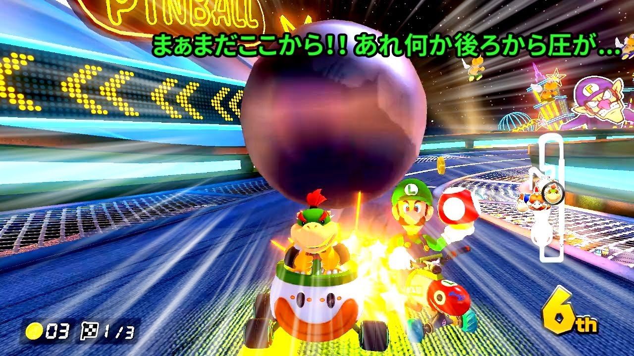 【ゆっくり実況】ラッキー？テルのマリオカート８DX 4レース目