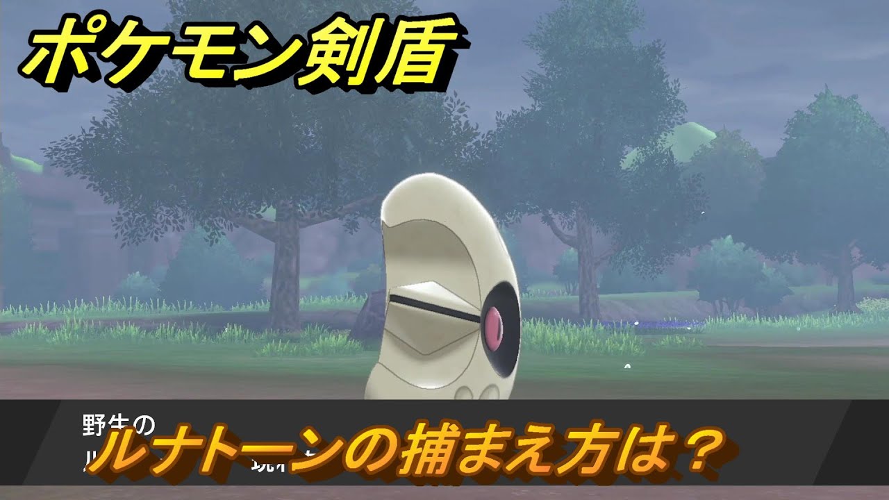 ポケモン剣盾　ルナトーンの出現場所は？オススメの場所は？天気は？ポケモン図鑑コンプへの道！　最新版【ポケモンソード・シールド】