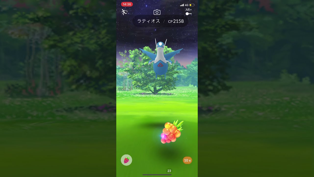 【ポケモンGO】ラティオス捕獲！Ball's timing! Latios catch!