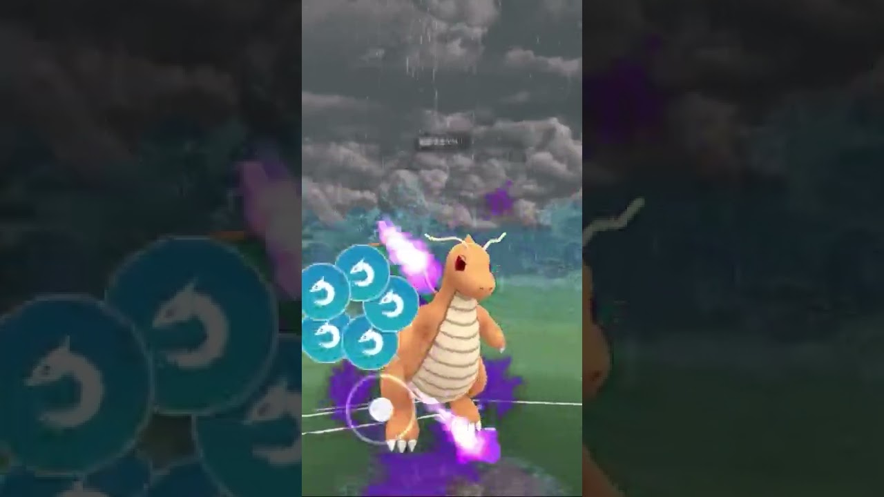 カイリュー、クレセリア、オーロットでハイパーリーグ VS タチフサグマ #ポケモンGO #GOバトル #Shorts