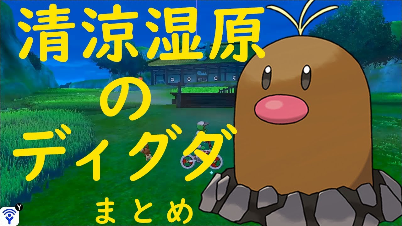【ポケモン剣盾】清涼湿原のディグダの居場所まとめ Diglett 151Complete【ポケットモンスター Pokemon 鎧の孤島】