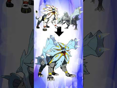 【ソルガレオ】と【キュレム】で作った遠距離型 合成ポケモン