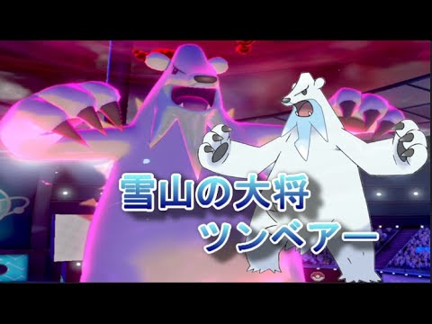 【ポケモン剣盾】氷統一06：雪山の大将ツンベアー【ゆっくり】