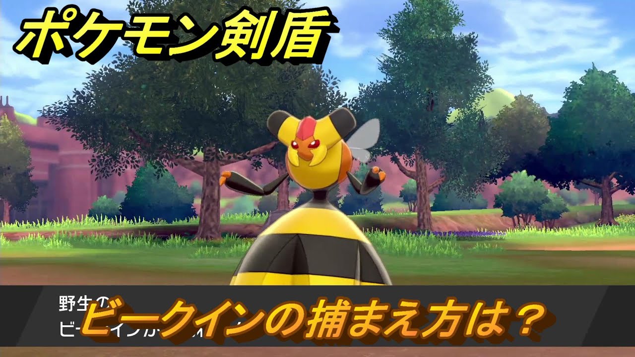 ポケモン剣盾　ビークインの出現場所は？オススメの場所は？天気は？ポケモン図鑑コンプへの道！　最新版【ポケモンソード・シールド】