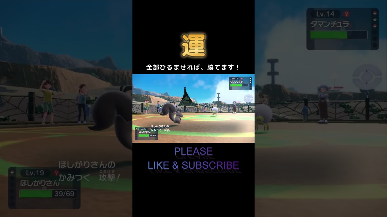 【ポケモンSV】カエデ戦での出来事①【ホシガリス1匹縛り】 #shorts  #ポケモン