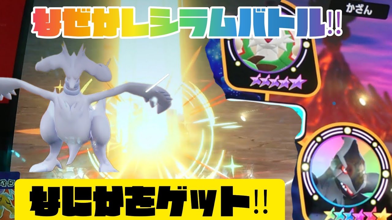ゼクロムキター🤩なぜかレシラムとバトル😁草むらでなにかをゲット🤩ポケモンメザスタダブルチェィン４弾