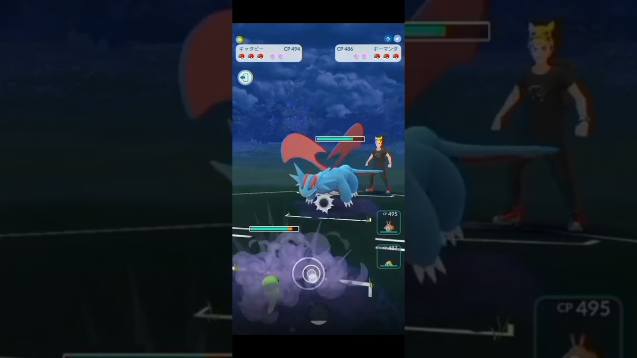 【リトルカップ】600族を追い払うPL50キャタピー #pokemon #pokmongo