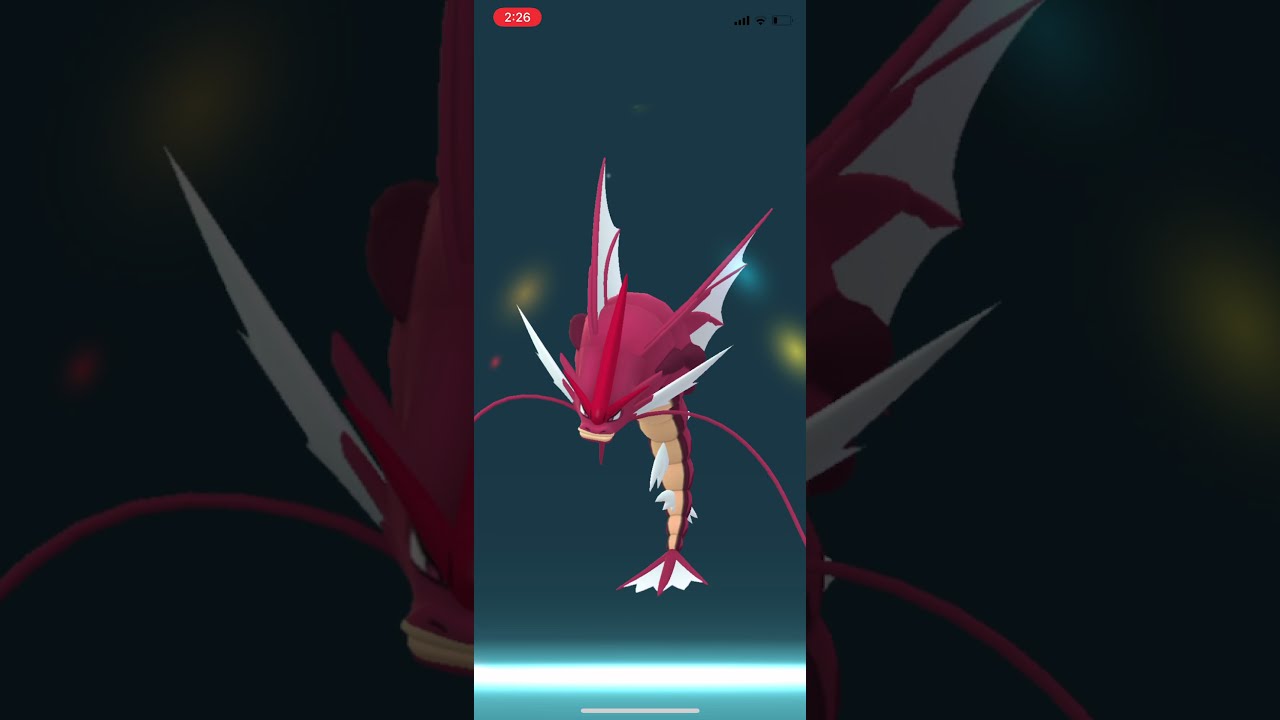 【ポケモンGO】色違いコイキング→メガギャラドス！/SHINY Magikarp evolved MEGA Gyarados！#shorts