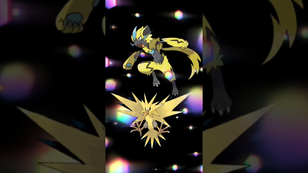 ポケモン合体シリーズ11 ゼラオラ＋サンダー　#pokemon #ポケモン #合体 #イラスト #お絵描き #ポケモンsv
